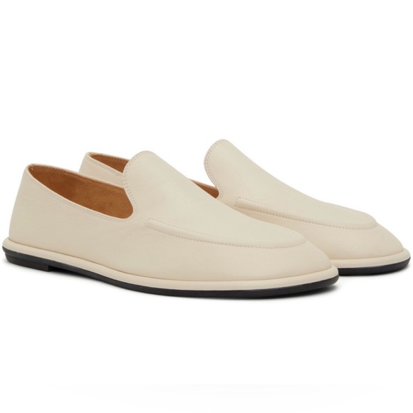 The Row Off-White Canal Loafers